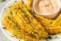 Homemade Spicy Corn Ribs Royalty Free Stock Photo