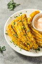 Homemade Spicy Corn Ribs Royalty Free Stock Photo