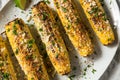 Homemade Spicy Elote Mexican Street Corn