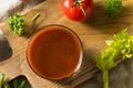 Homemade Spicy Tomato Juice Royalty Free Stock Photo