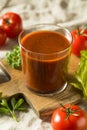 Homemade Spicy Tomato Juice Royalty Free Stock Photo