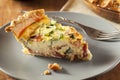 Homemade Spinach and Bacon Egg Quiche