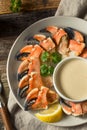 Homemade Steamed Stone Crab Claws Royalty Free Stock Photo