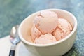 Homemade Strawberry Icecream Royalty Free Stock Photo