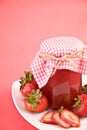 Homemade strawberry jam Royalty Free Stock Photo