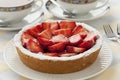 Homemade strawberry pastry Royalty Free Stock Photo