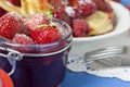 Homemade Strawberry and Raspberry Jam