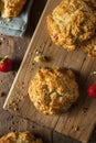 Homemade Strawberry Scones for Breakfast Royalty Free Stock Photo