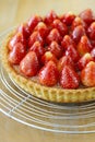 homemade strawberry tart