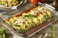 Homemade Stuffed Ricotta and Spinach Manicotti