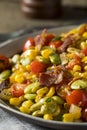 Homemade Succotash with Lima Beans