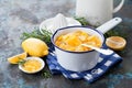 Homemade sugar free lemon jam