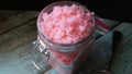 Homemade Sugar Scrub Royalty Free Stock Photo