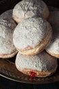 Homemade Sugary Paczki Donut Royalty Free Stock Photo