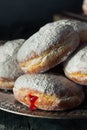 Homemade Sugary Paczki Donut Royalty Free Stock Photo