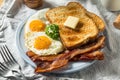 Homemade Sunnyside Eggs Breakfast Royalty Free Stock Photo