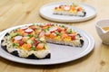 homemade Sushi pizza, creative sushi Royalty Free Stock Photo