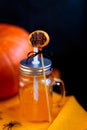 Homemade sweeet orange halloween candys