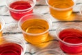 Homemade Sweet Alcoholic Gelatin Shots