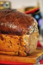Homemade sweet bread wright from the owen Royalty Free Stock Photo
