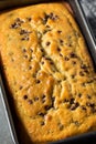 Homemade Sweet Chocolate Chip Bread Loaf Royalty Free Stock Photo