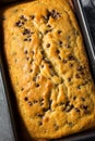 Homemade Sweet Chocolate Chip Bread Loaf Royalty Free Stock Photo