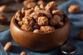 Homemade Sweet Cinnamon Coated Almonds