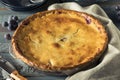 Homemade Sweet Concord Grape Pie