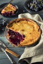 Homemade Sweet Concord Grape Pie