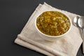 Homemade Sweet Pickle Relish in a Bowl, side view. Copy space Royalty Free Stock Photo