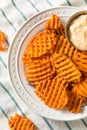 Homemade Sweet Potatoe Waffle Fries