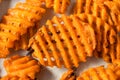 Homemade Sweet Potatoe Waffle Fries