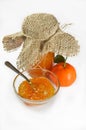 Homemade tangerine jam or marmalade Royalty Free Stock Photo