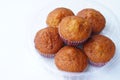 Homemade Thai muffin banana cupcake .