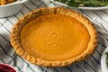 Homemade Thanksgiving Pumpkin PIe Royalty Free Stock Photo