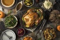 Homemade Thanksgiving Turkey Dinner Royalty Free Stock Photo