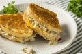 Homemade Toasted Tuna Melt Sandwich