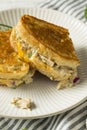 Homemade Toasted Tuna Melt Sandwich