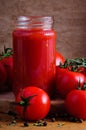 Homemade tomato sauce Royalty Free Stock Photo