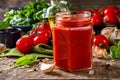 Homemade tomato sauce Royalty Free Stock Photo