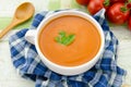 Homemade tomato soup