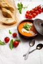 Homemade tomato soup Royalty Free Stock Photo