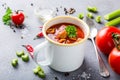 Homemade tomato soup Royalty Free Stock Photo