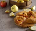 traditional apple pie dessert baking