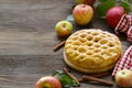 traditional apple pie dessert baking