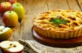 traditional apple pie dessert baking