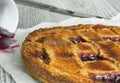 Homemade Linzer tart Royalty Free Stock Photo