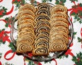 Homemade traditional hungarian christmas cake