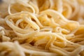 Homemade traditional italian uncooked pasta