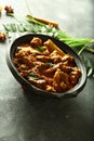 Kerala recipe- spicy mutton curry. Royalty Free Stock Photo
